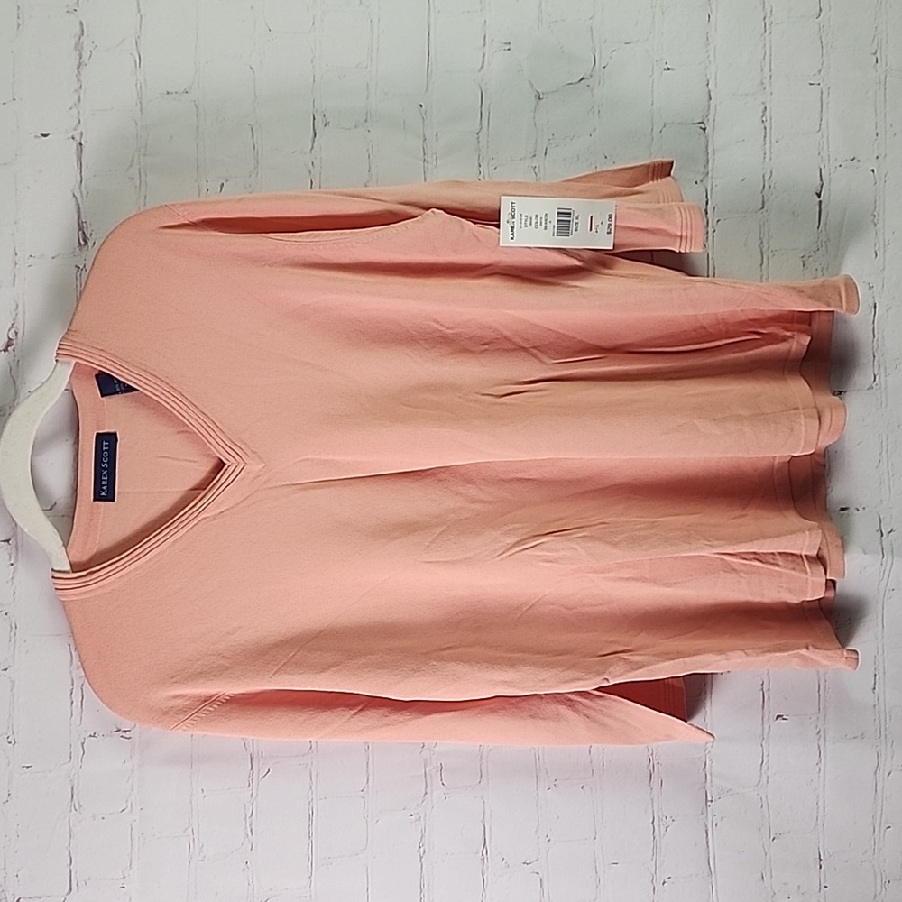 Karen Scott NWT 3/4 Sleeve XL Shirt